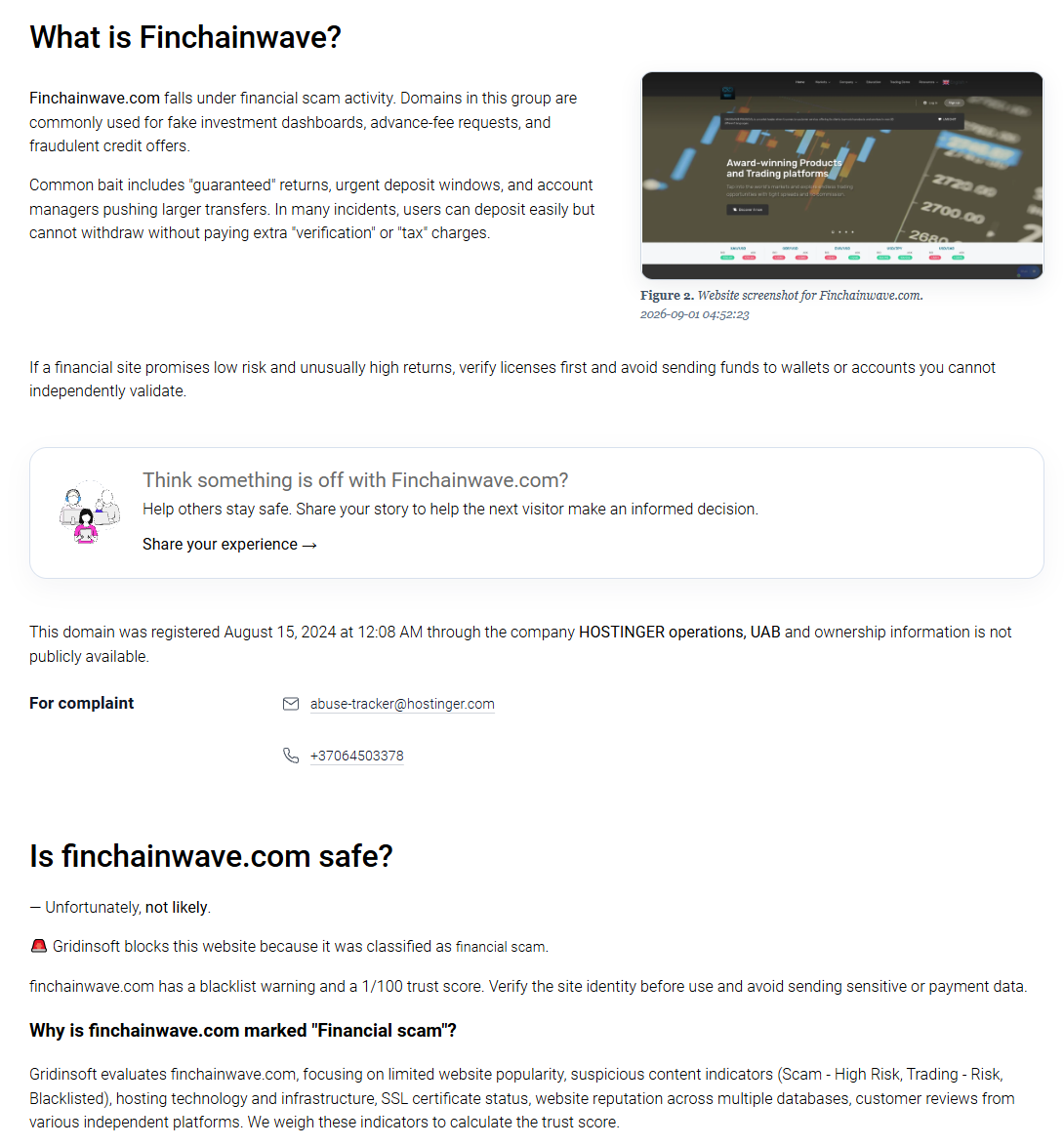 finchainwave отзывы