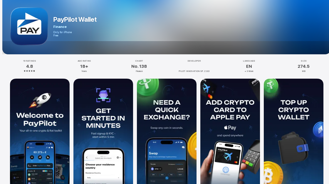 paypilot crypto кошелек
