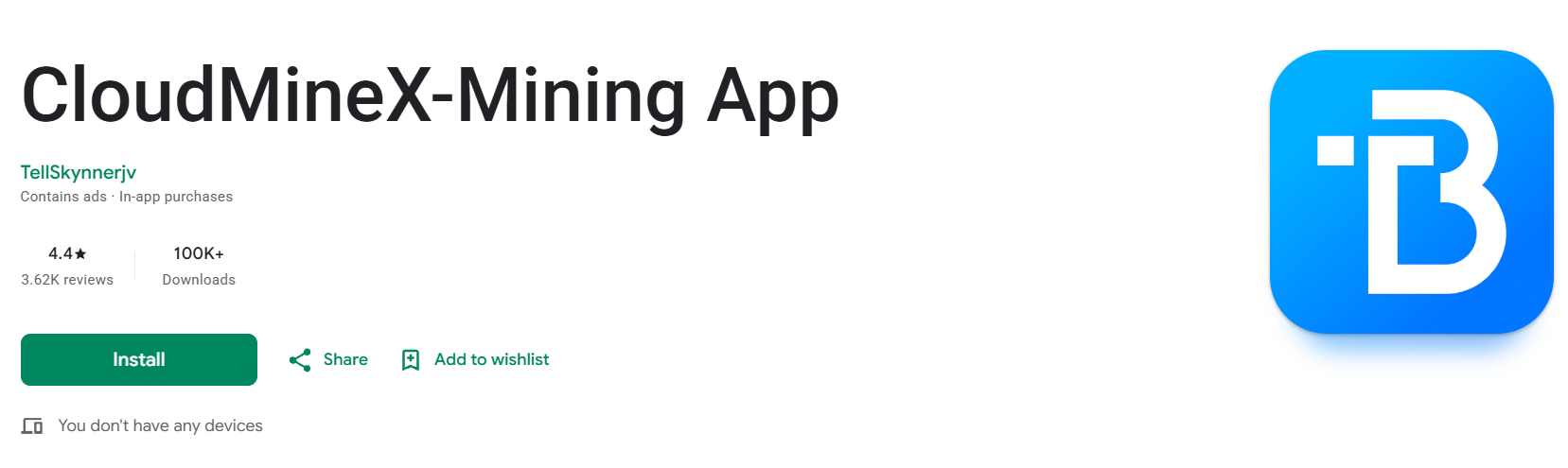 cloudminex mining app