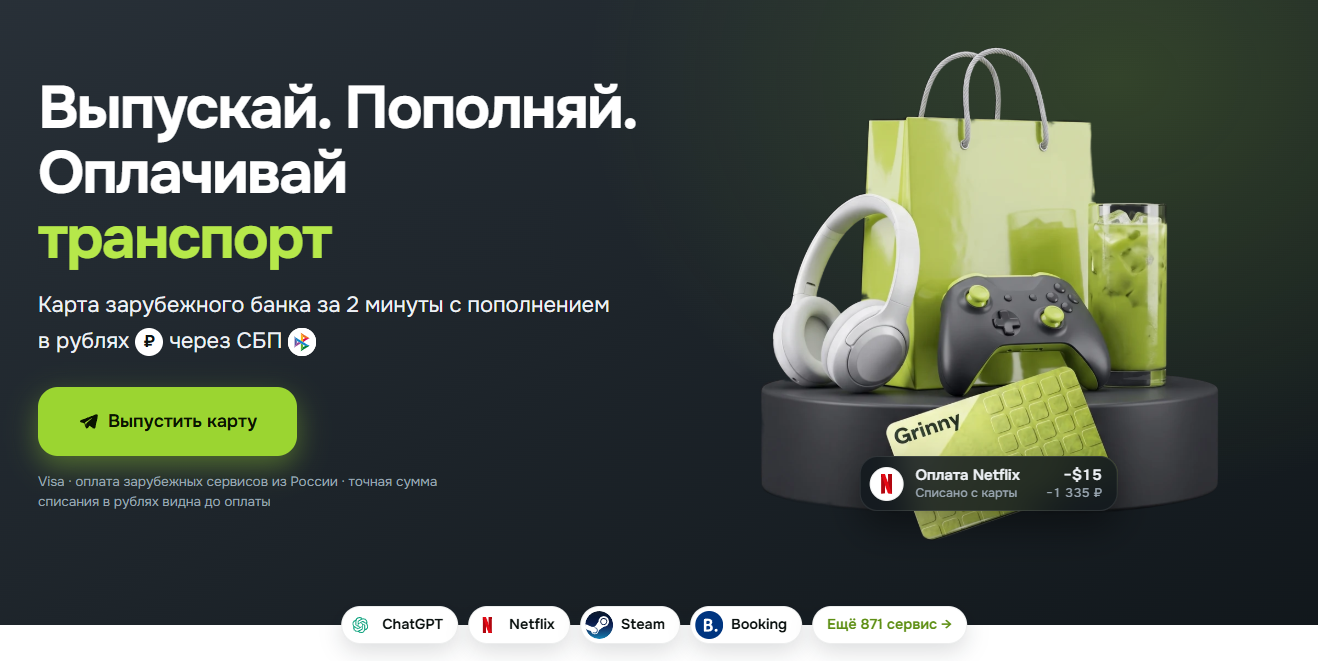 grinny карта