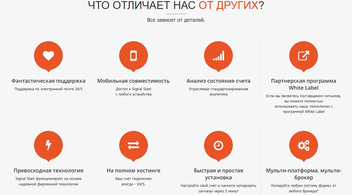 сигнал старт