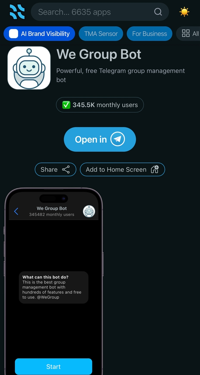 we group bot official