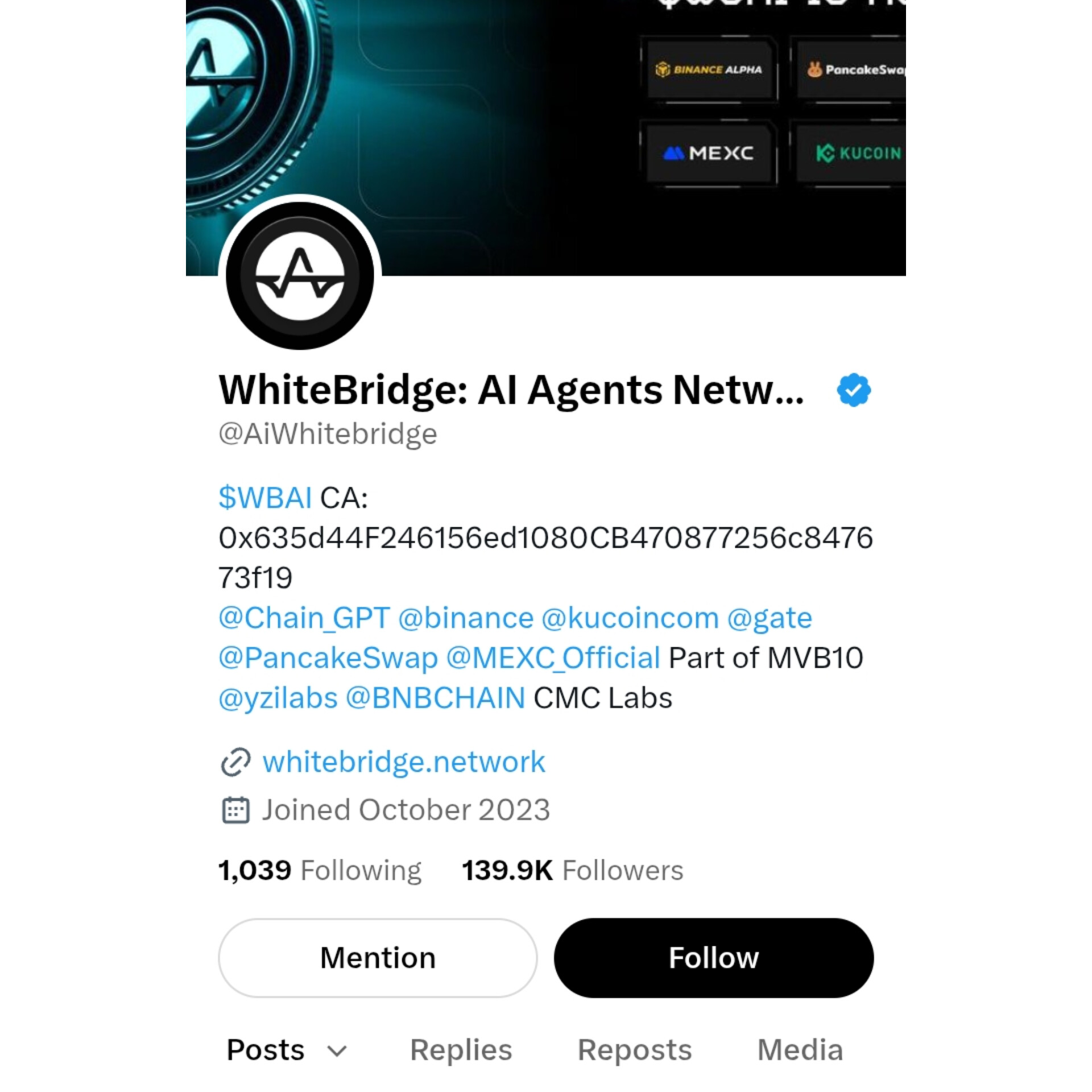 white bridge telegram