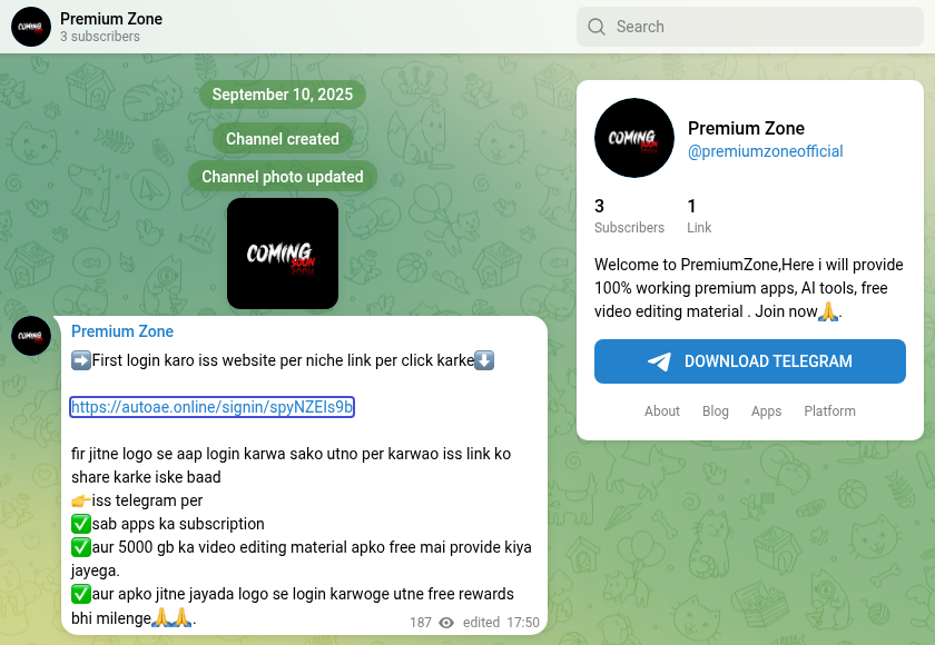 premium zone telegram