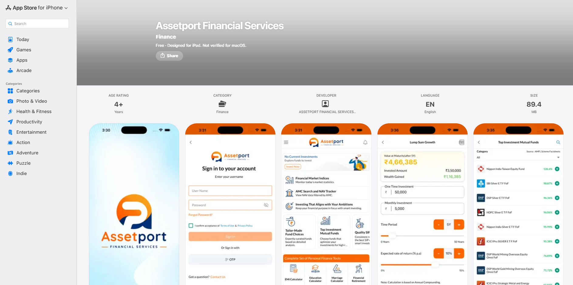 asset port