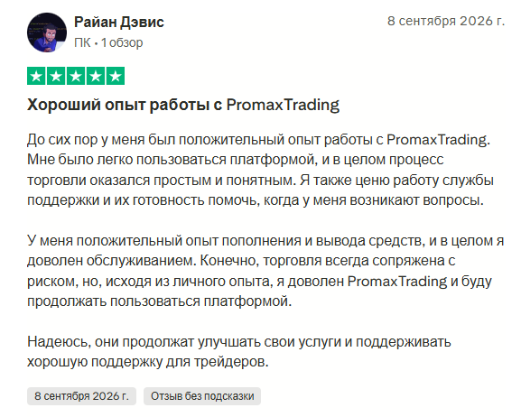 promaxtrading com отзывы