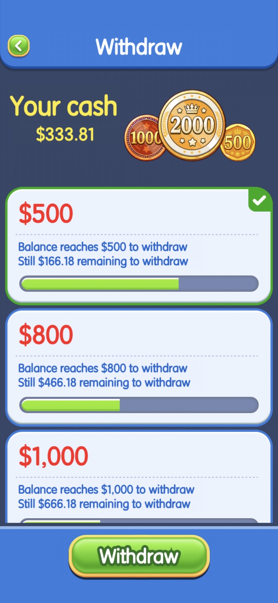 coin merge rush