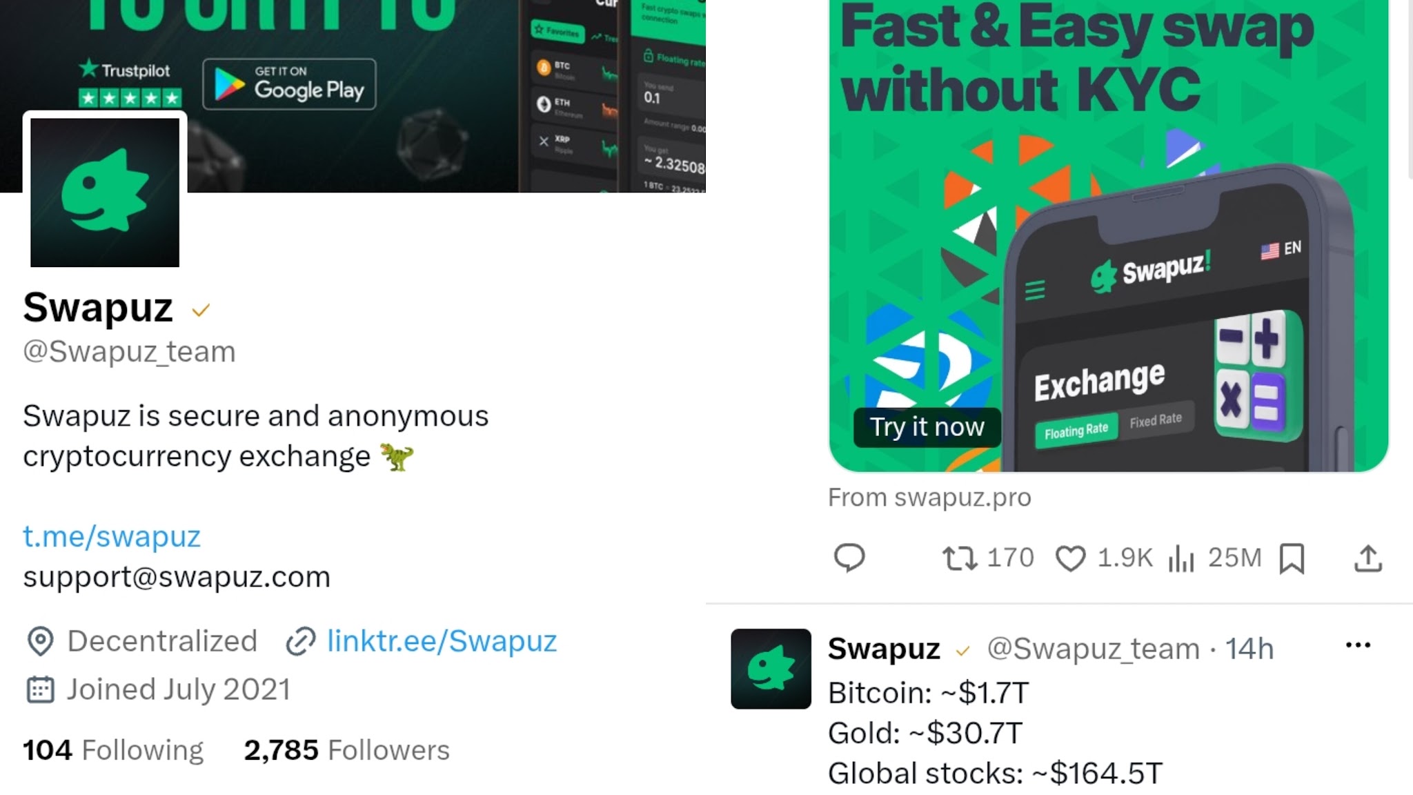 Swapuz team