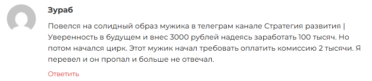 стратегия развития уверенность в будущем отзывы