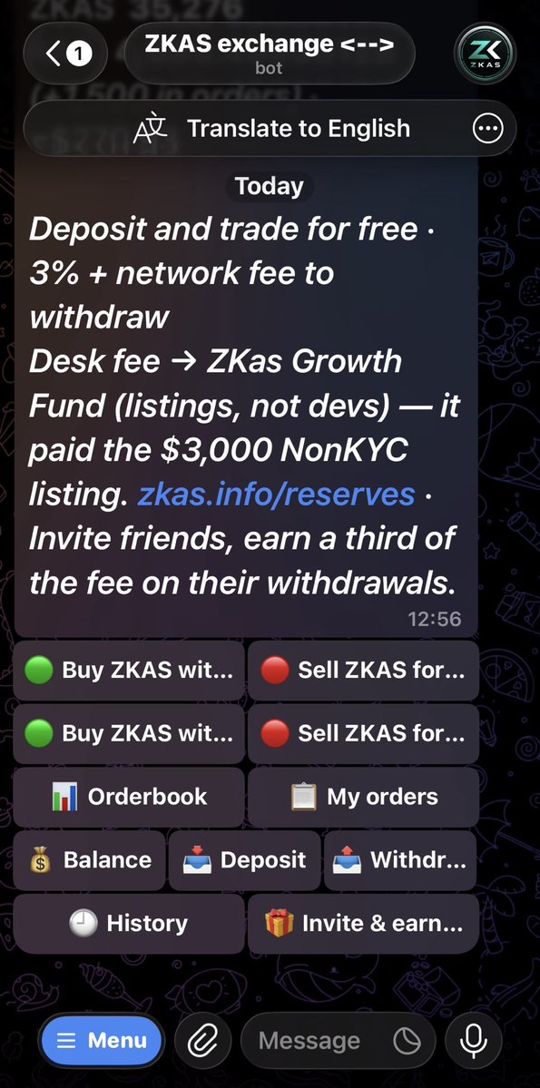 ZKas OTC