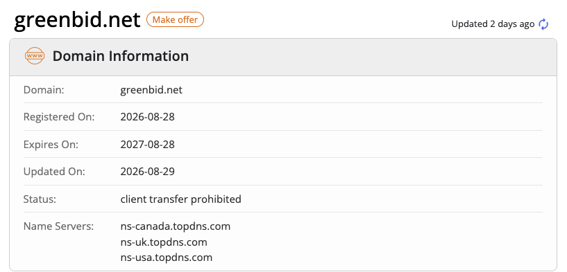 greenbid net