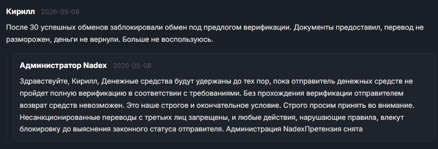 fast nadex io отзывы