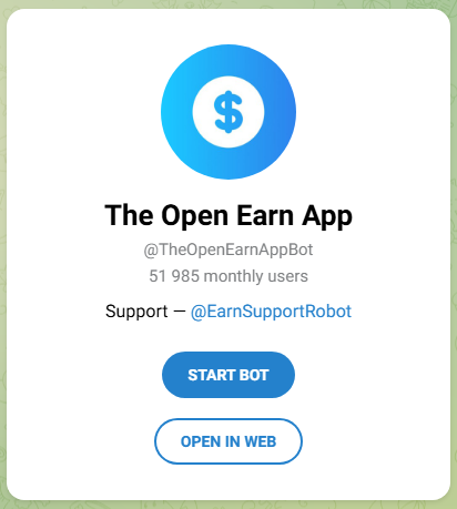 The Open Earn App