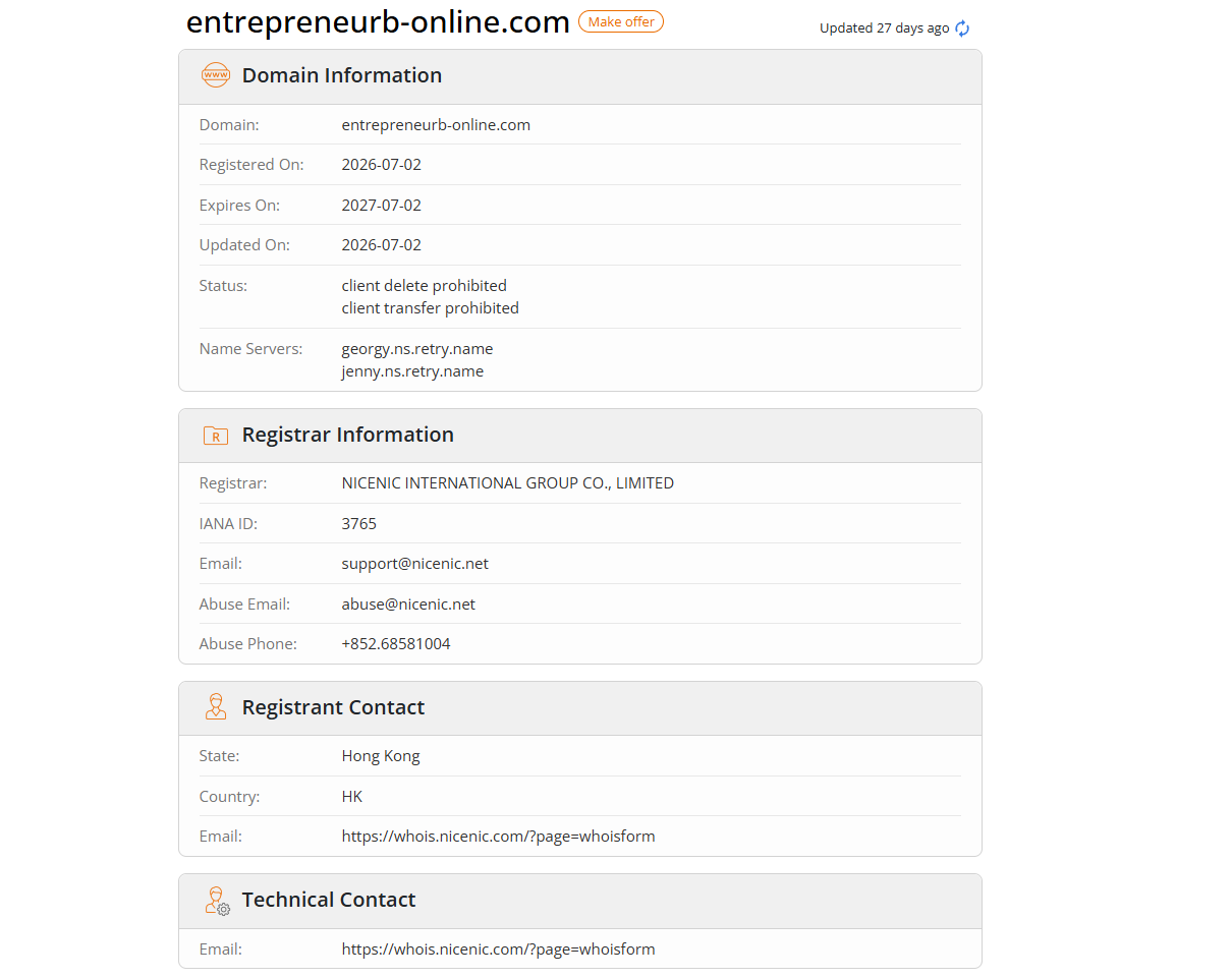 entrepreneur bank где находится
