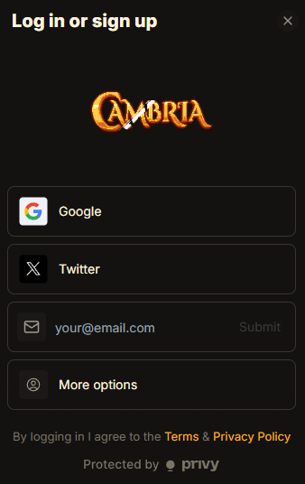 cambria crypto
