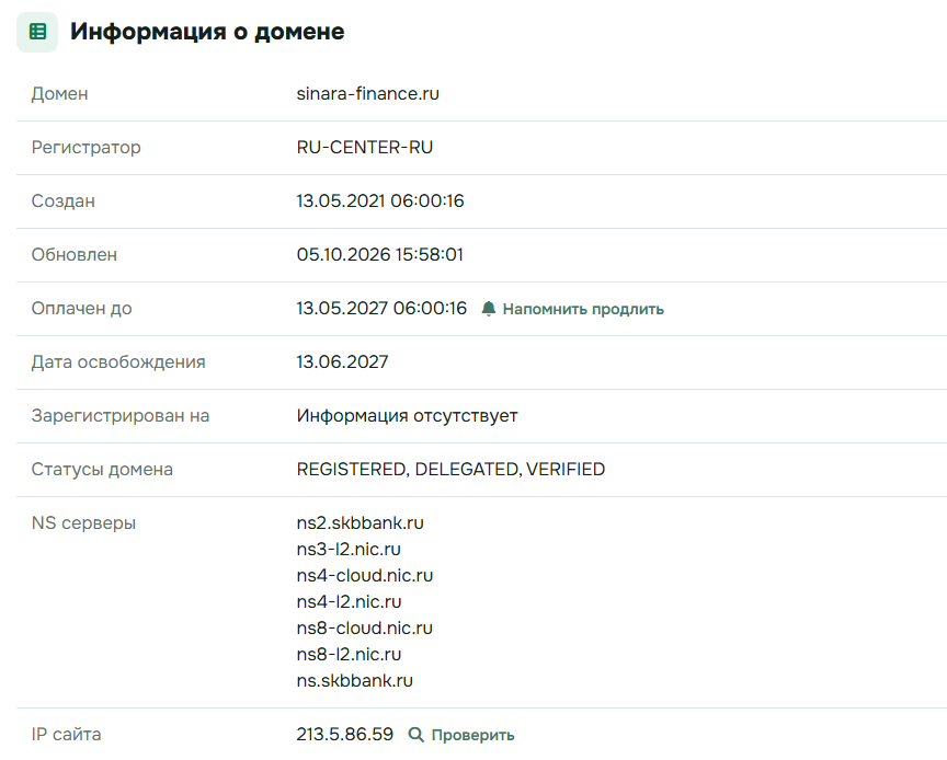 инвестиционный банк синара