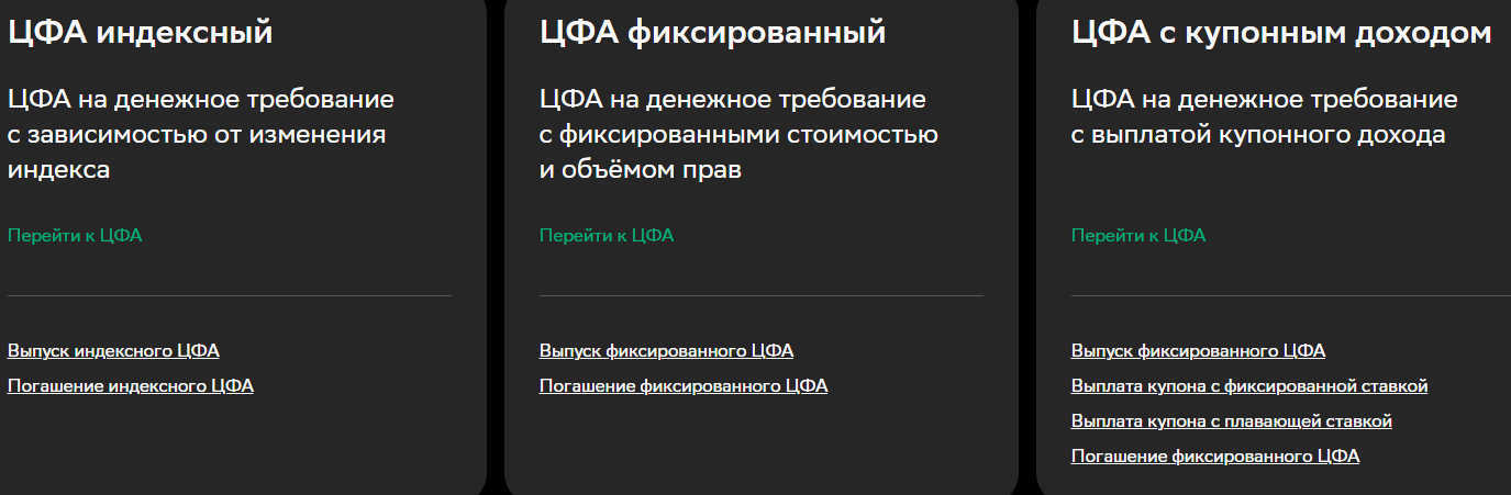 платформа цфа сбербанка
