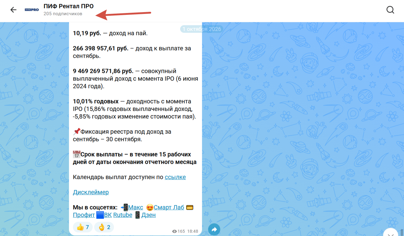 пиф рентал про
