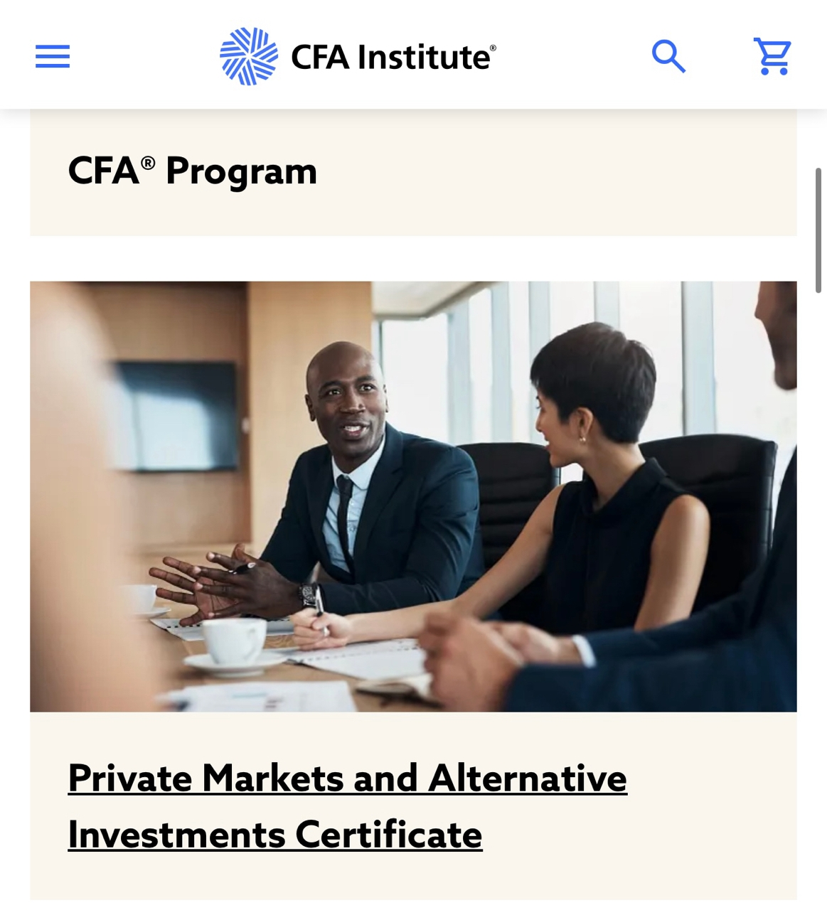 Cfainstitute org