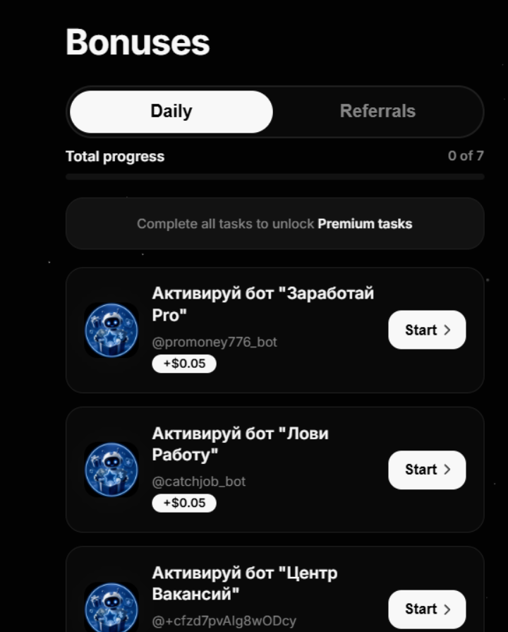 tasktrade bot