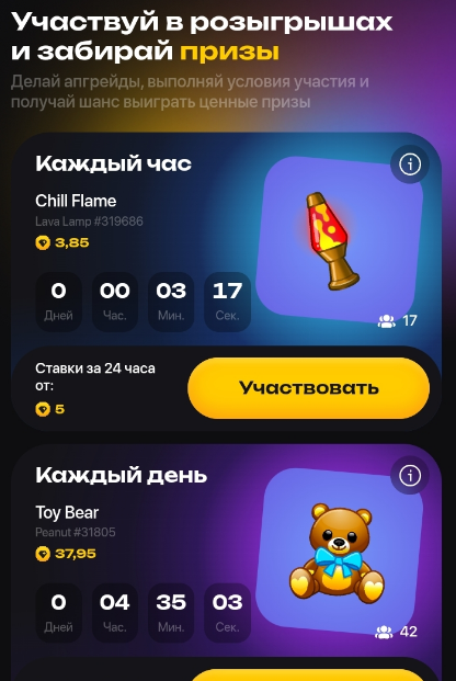 гифт буст тг