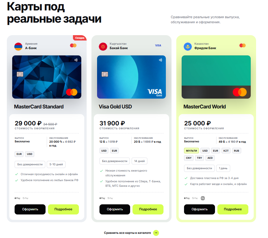 https foreigncards ru отзывы клиентов