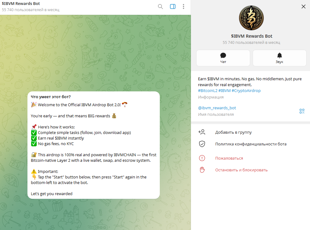 IBVM Rewards Bot